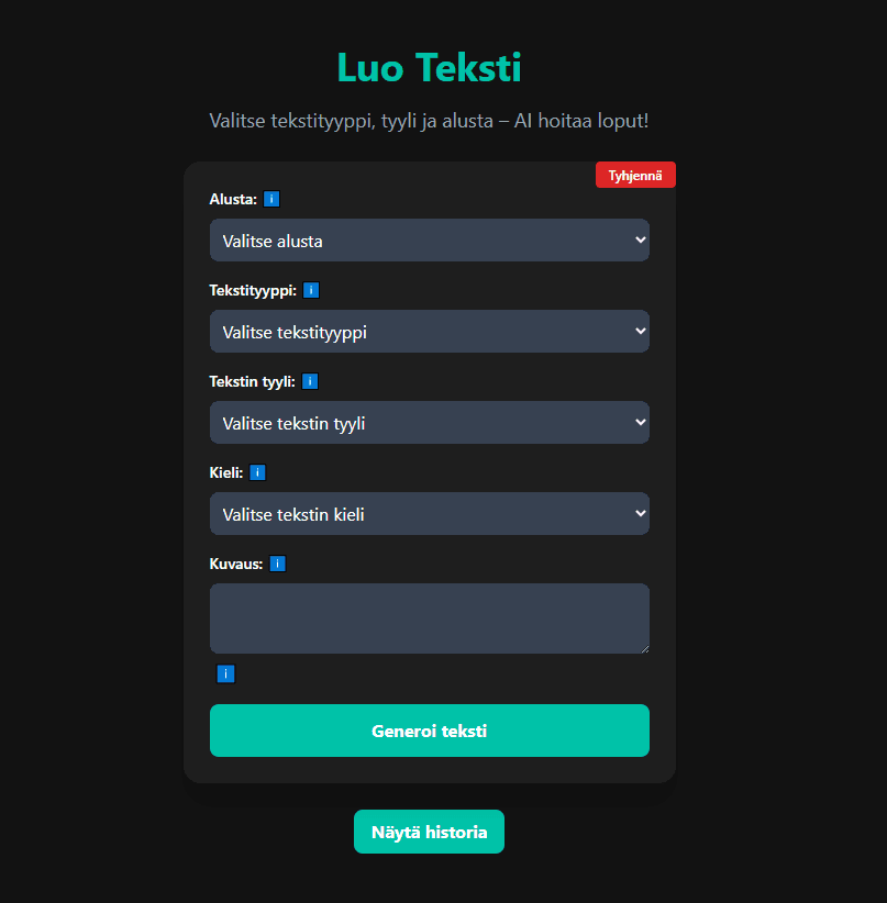 Tekstigeneraattori